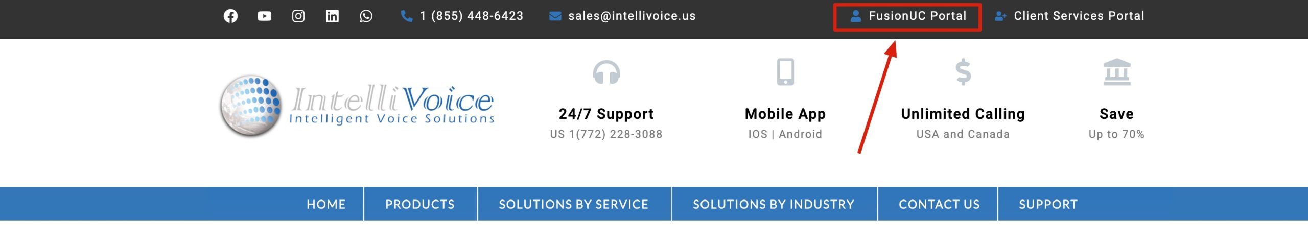 FusionUC Portal Link